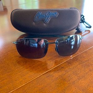 Maui Jim Breakwall Polarized Rimless Sunglasses